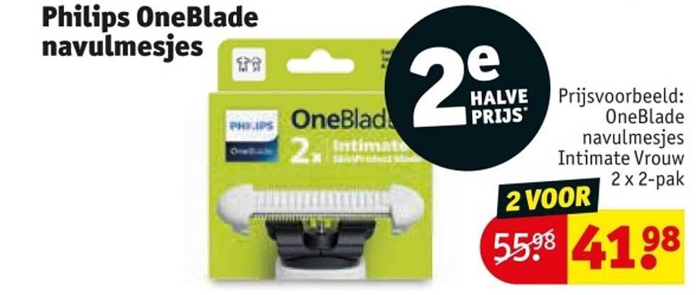 Philips OneBlade navulmesjes