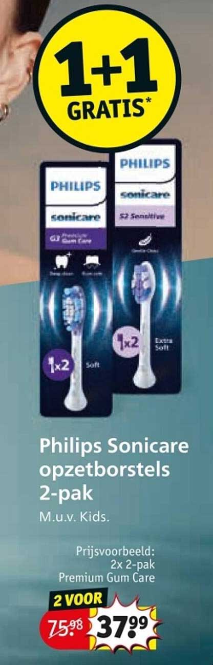 Philips Sonicare opzetborstels 2-pak