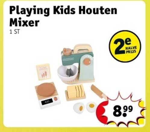 Playing Kids Houten Mixer