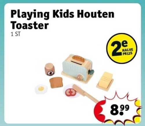 Playing Kids Houten Toaster