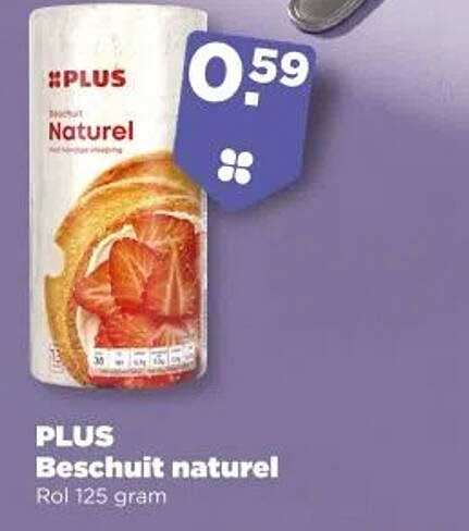 PLUS Beschuit naturel