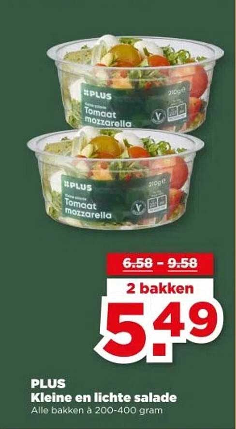 PLUS Kleine en lichte salade