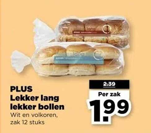 PLUS Lekker lang lekker bollen