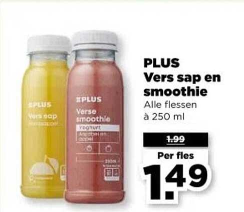 PLUS Vers sap en smoothie