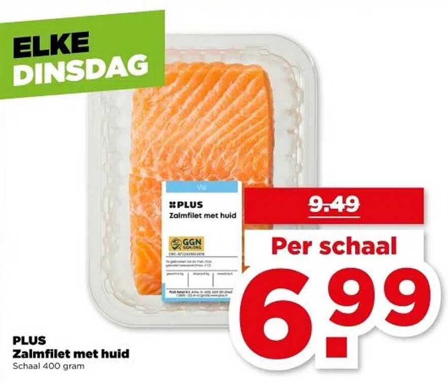 PLUS Zalmfilet met huid