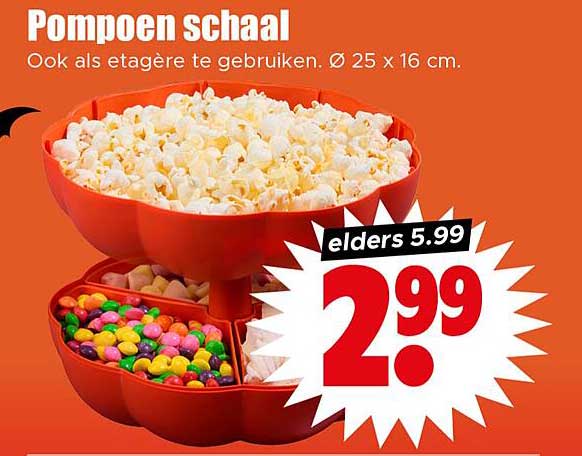 Pompoen schaal