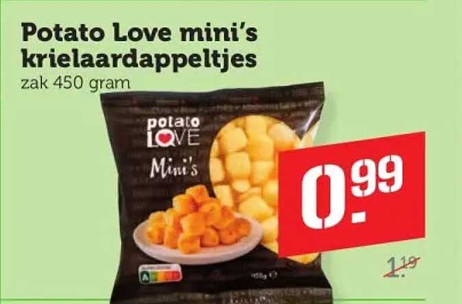 Potato Love mini's krielaardappeltjes