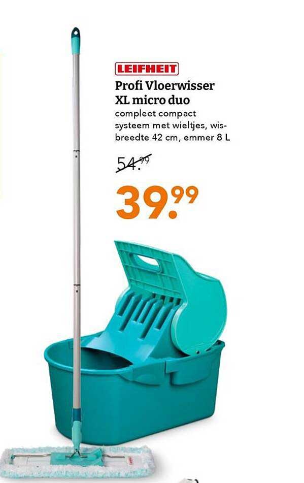 Profi Vloerwisser XL micro duo
