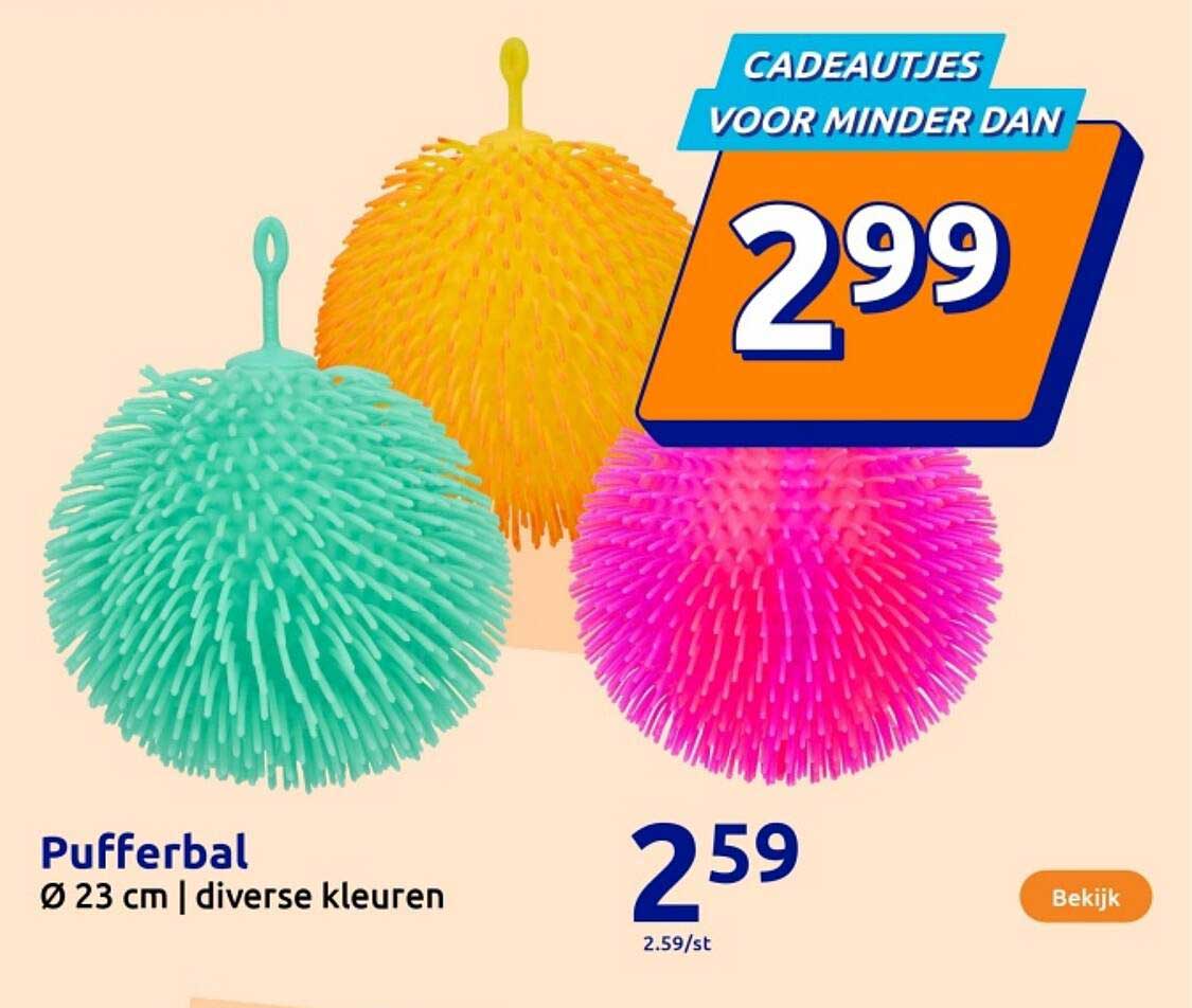 Pufferbal Ø 23 cm | diverse kleuren