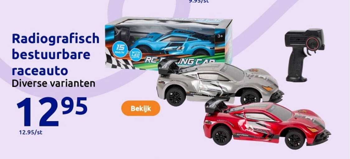 Radiografisch bestuurbare raceauto