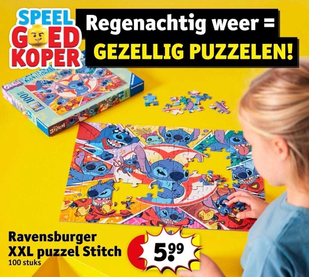 Ravensburger XXL puzzel Stitch 100 stuks