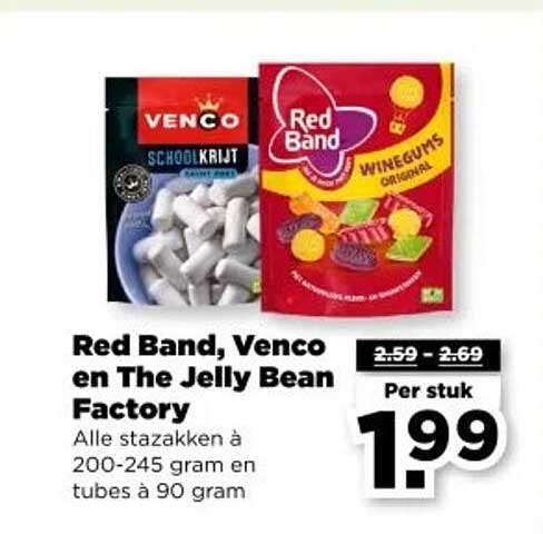 Red Band, Venco en The Jelly Bean Factory