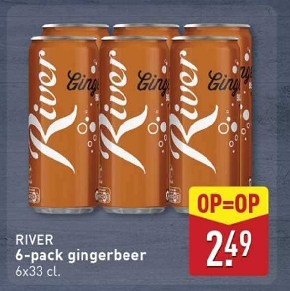 RIVER 6-pack gingerbeer 6x33 cl.