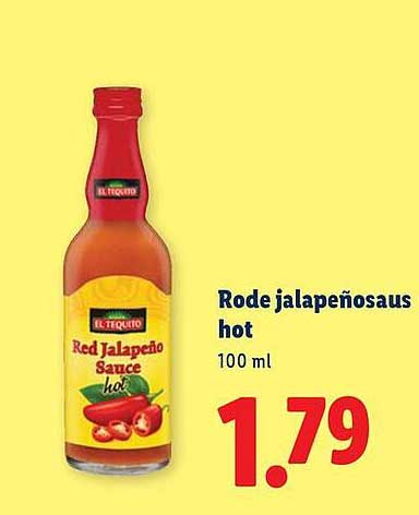Rode jalapeñosaus hot