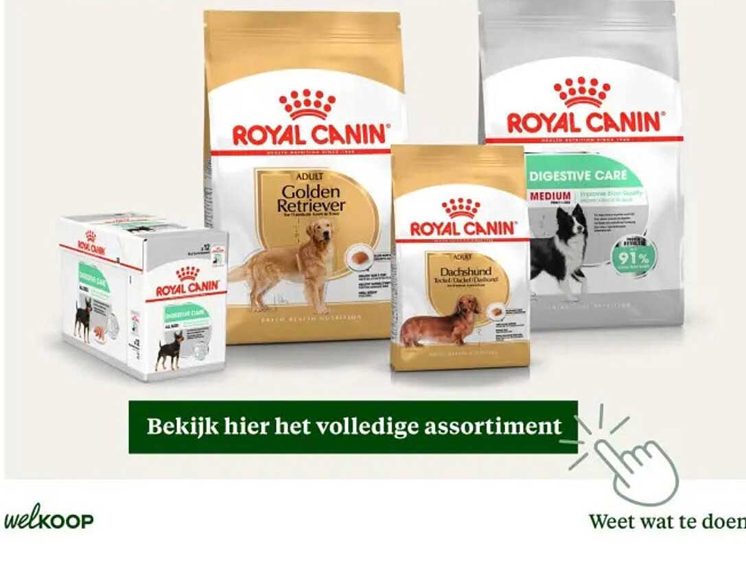 Royal Canin hondenvoer aanbieding