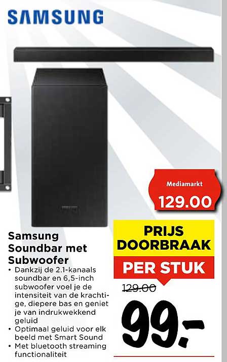 Samsung Soundbar met Subwoofer