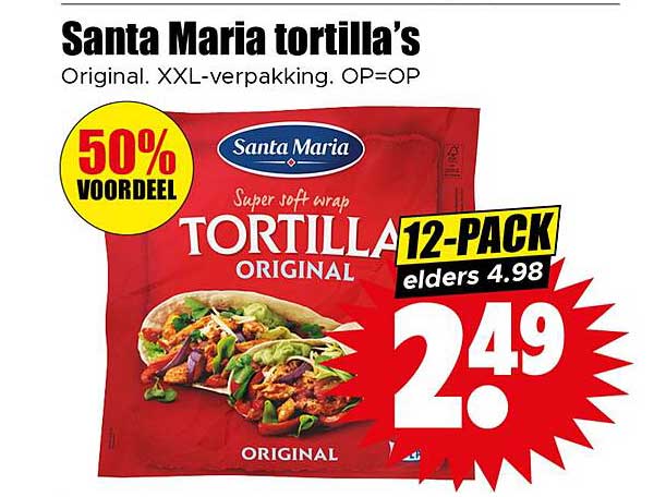 Santa Maria tortilla's