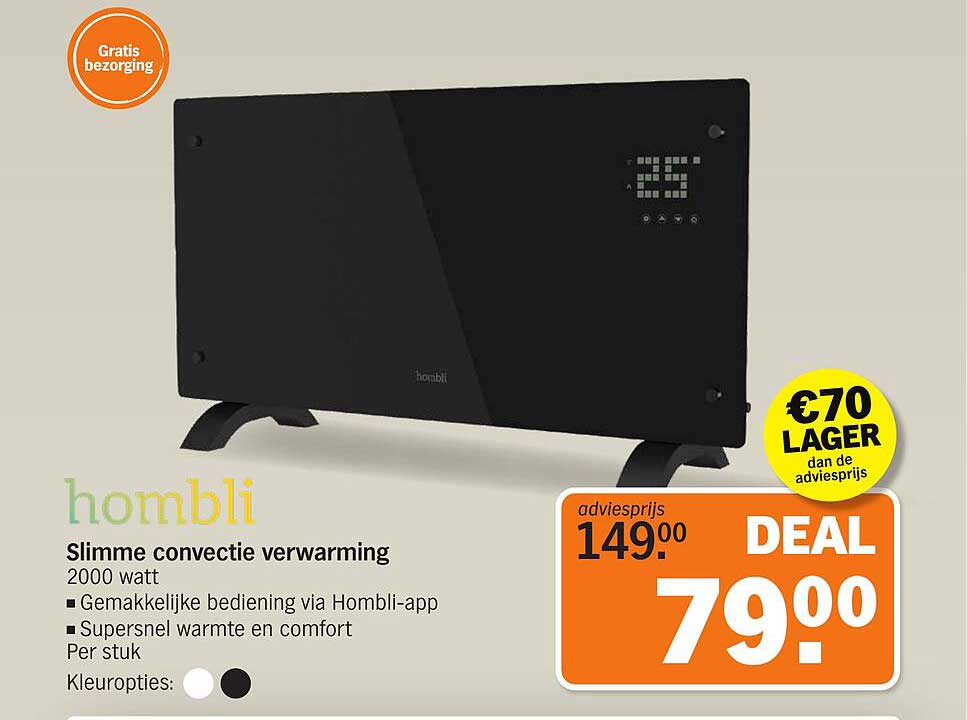 Slimme convectie verwarming