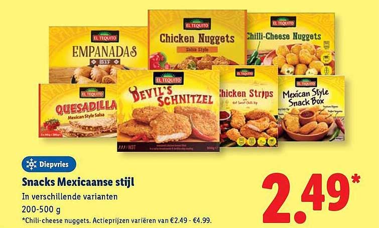 Snacks Mexicaanse stijl