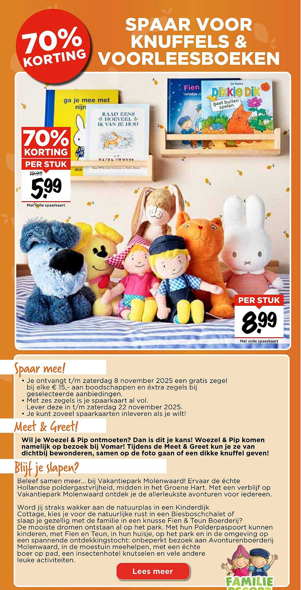 SPAAAR VOOR KNUFFELS & VOORLEESBOEKEN