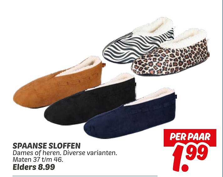 SPAANSE SLOFFEN