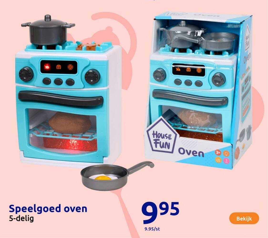 Speelgoed oven 5-delig