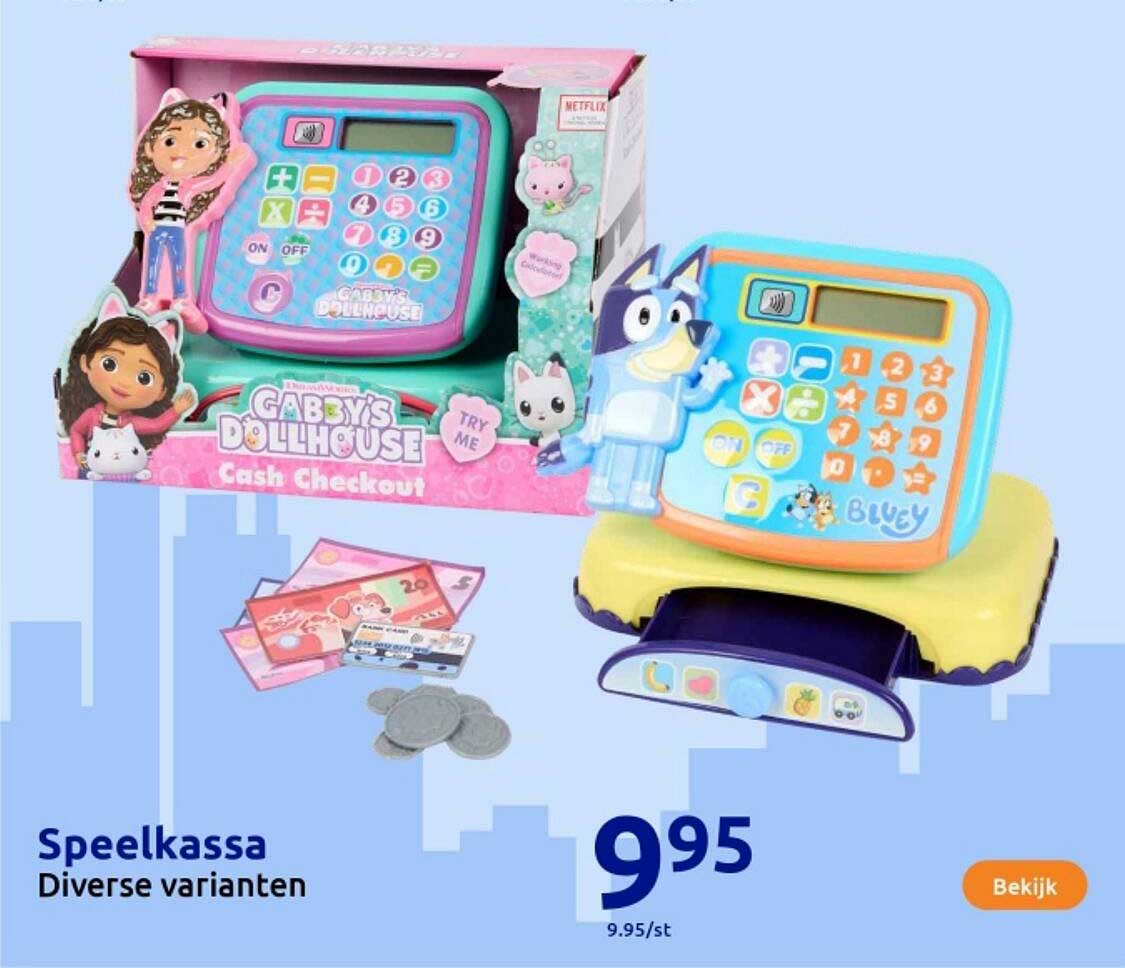 Speelkassa Diverse varianten