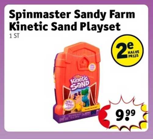 Spinmaster Sandy Farm Kinetic Sand Playset