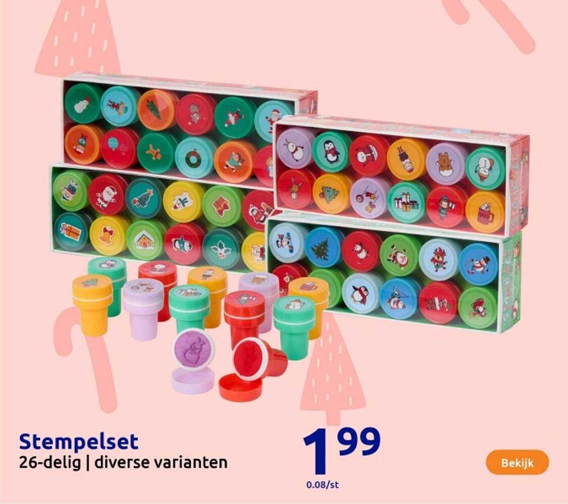 Stempelset 26-delig | diverse varianten