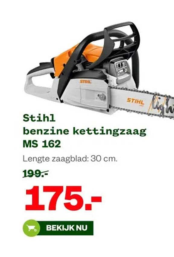 Stihl benzine kettingzaag MS 162