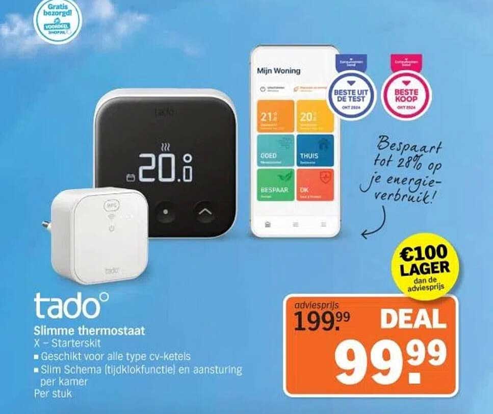 tado° Slimme thermostaat X - Starterskit