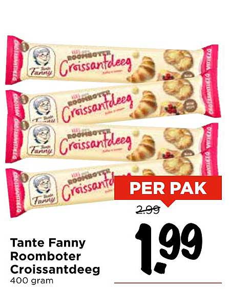 Tante Fanny Roomboter Croissantdeeg