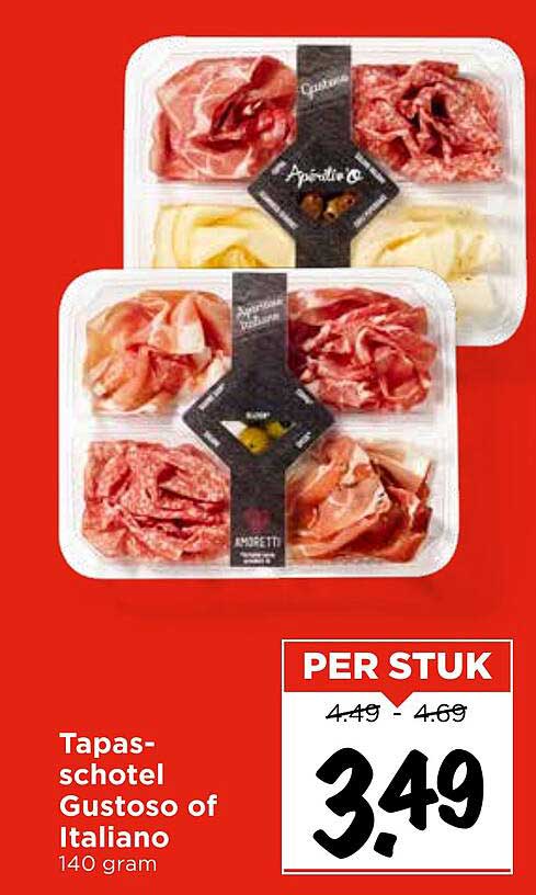 Tapasschotel Gustoso of Italiano