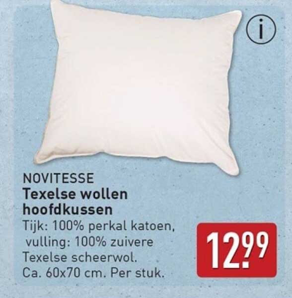 Texelse wollen hoofdkussen