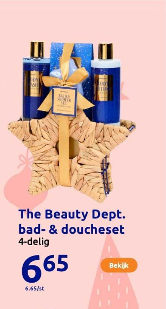 The Beauty Dept. bad- & douchetset 4-delig