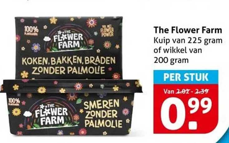 The Flower Farm Kuip van 225 gram of wikkel van 200 gram