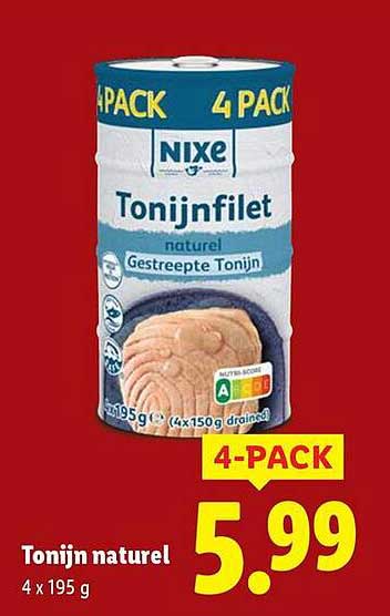 Tonijn naturel
