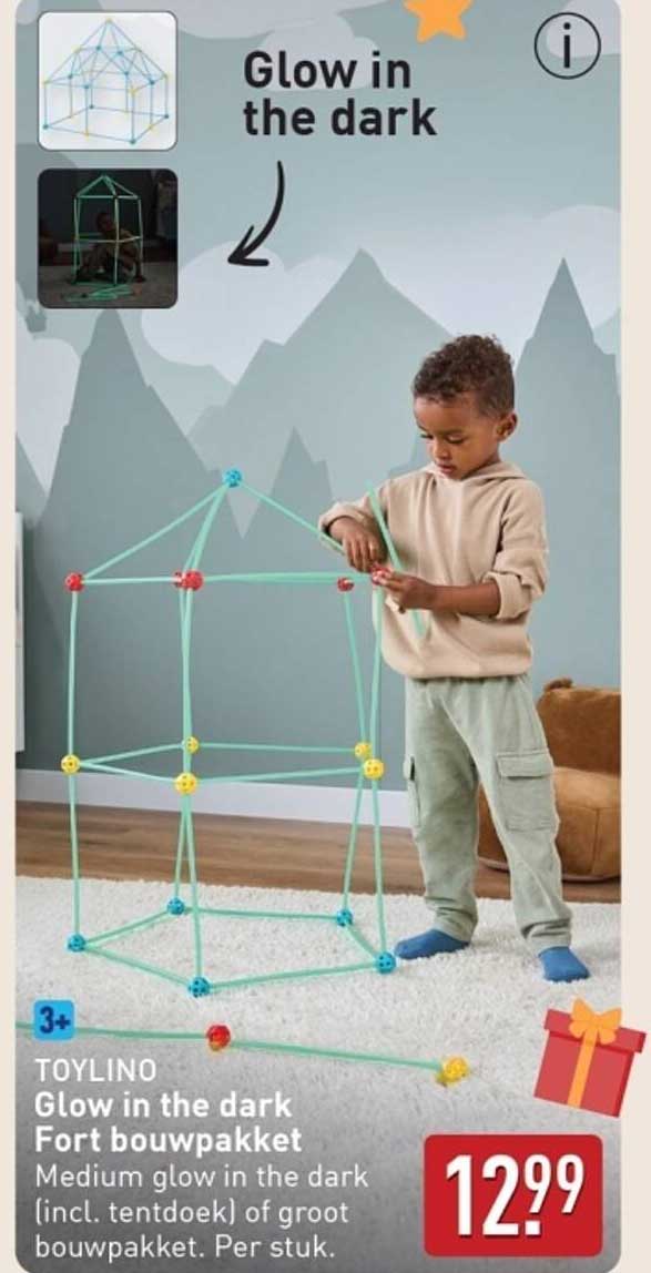 TOYLINO Glow in the dark Fort bouwpakket