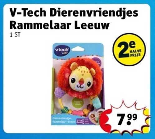 V-Tech Dierenvriendjes Rammelaar Leeuw