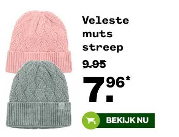 Veleste muts streep