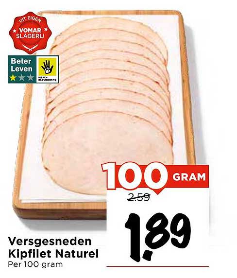 Versgesneden Kipfilet Natuurlijke