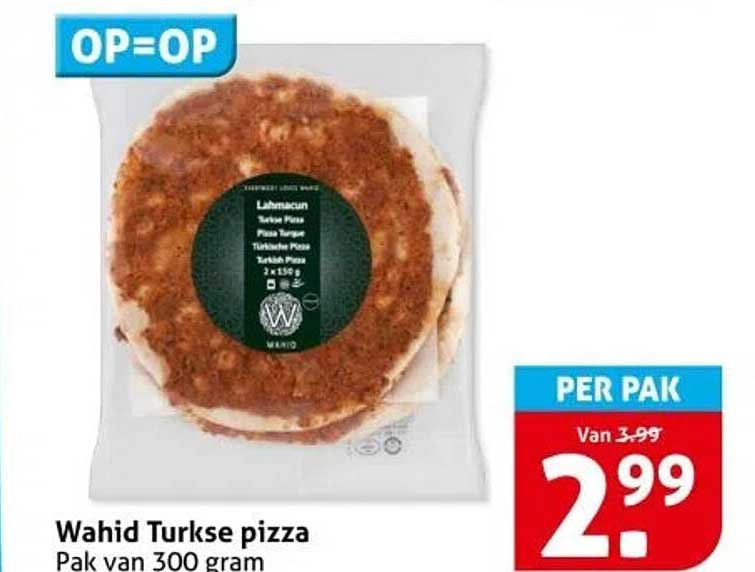 Wahid Turkse pizza