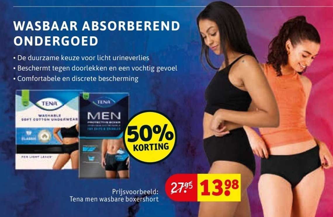 WASBAAR ABSORBEREND ONDERGOED