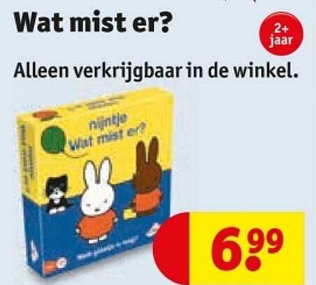 Wat mist er?