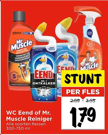 WC Eend of Mr. Muscle Reiniger