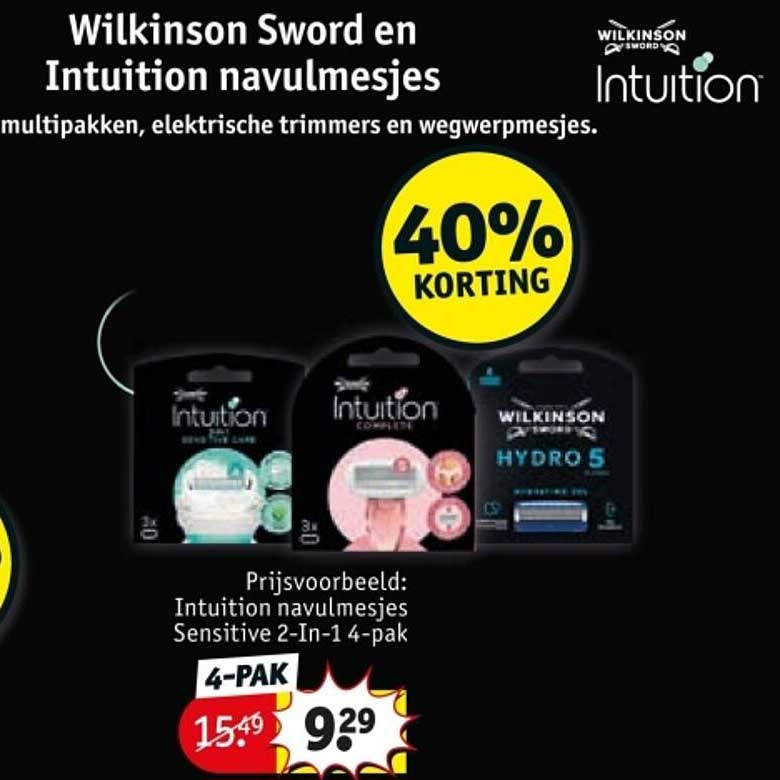 Wilkinson Sword en Intuition navulmesjes
