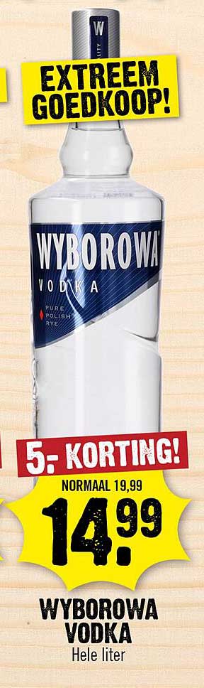 WYBOROWA VODKA Hele liter