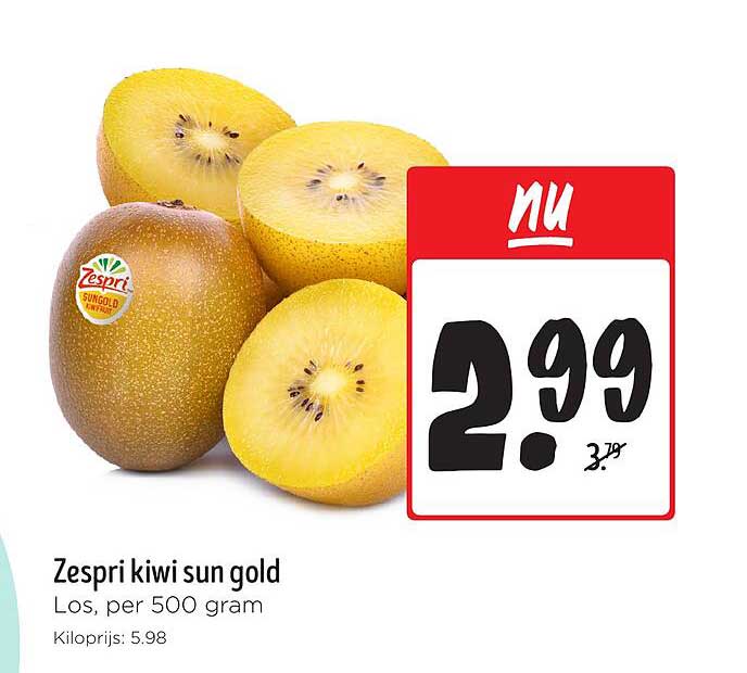 Zespri kiwi sun gold