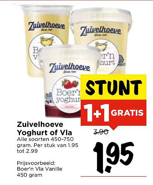 Zuivelhoeve Yoghurt of Vla