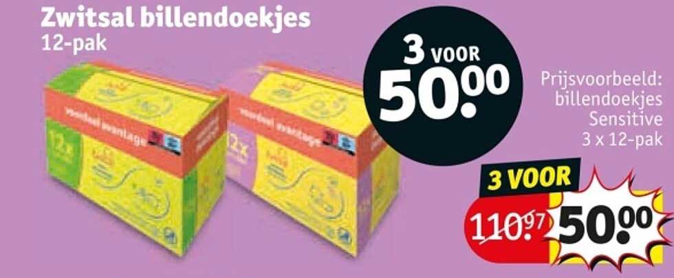 Zwitshal billendoekjes 12-pak